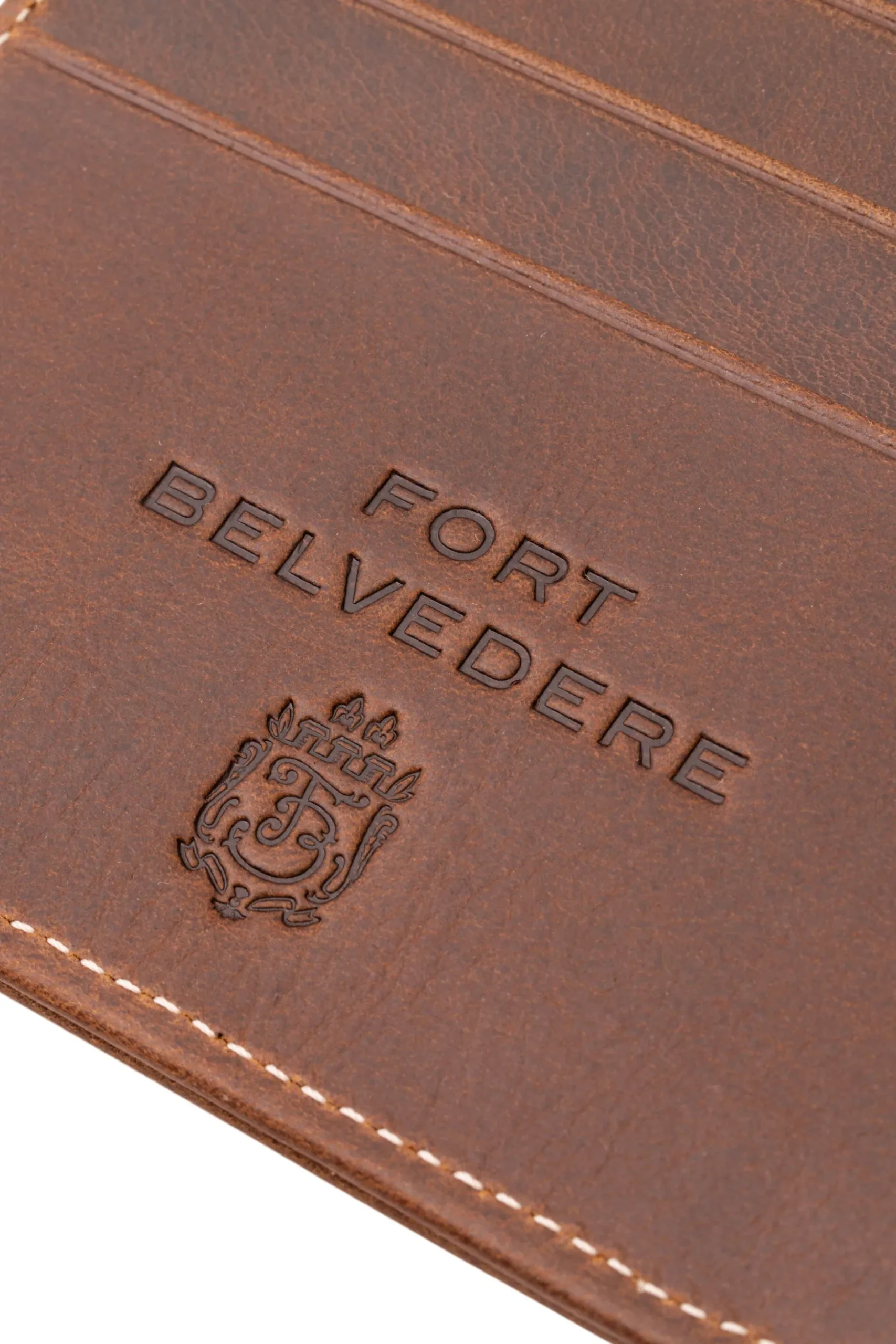 Antique Mahogany Full-Grain Leather Passport Holder