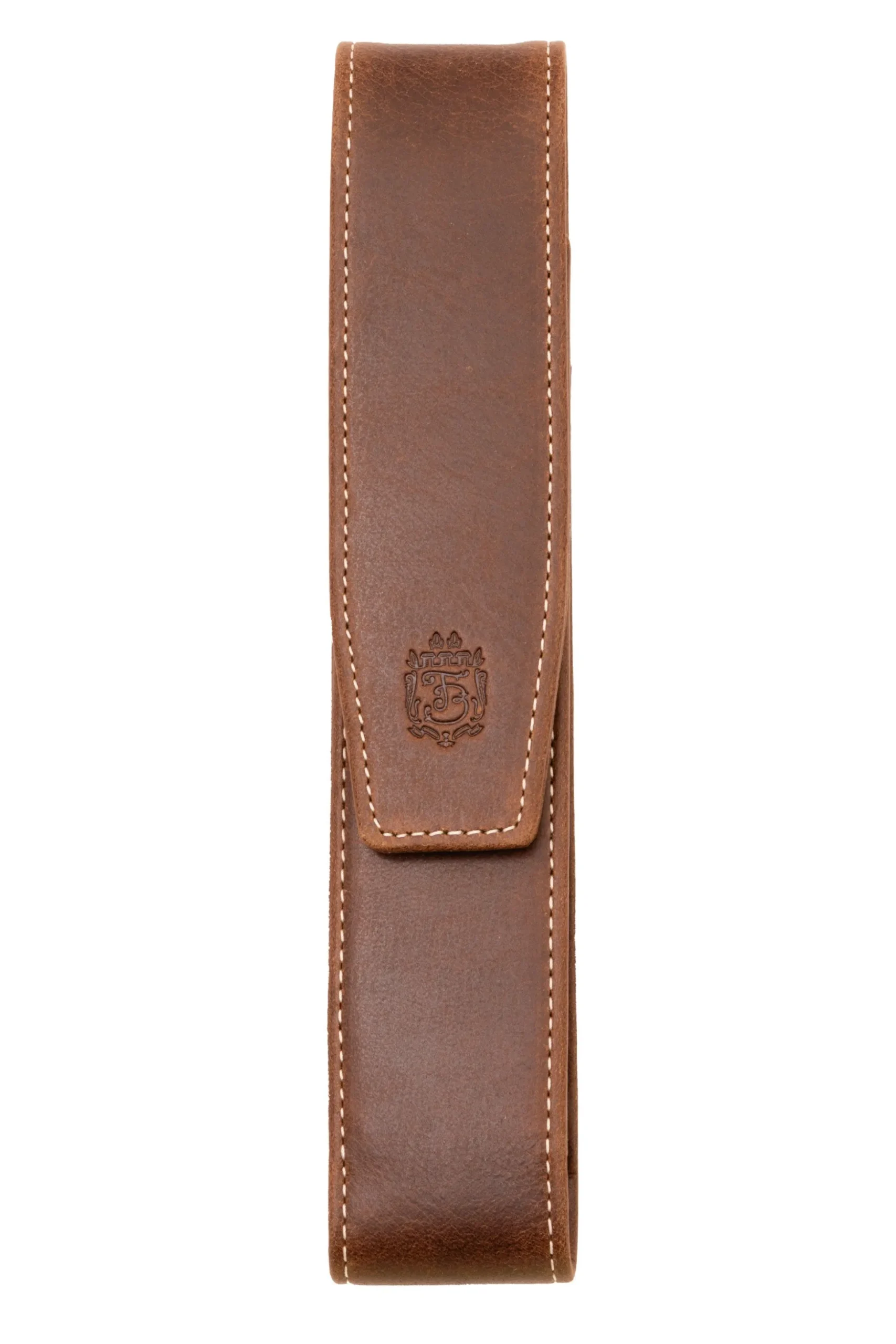 Antique Mahogany Montecristo Leather Pen Case