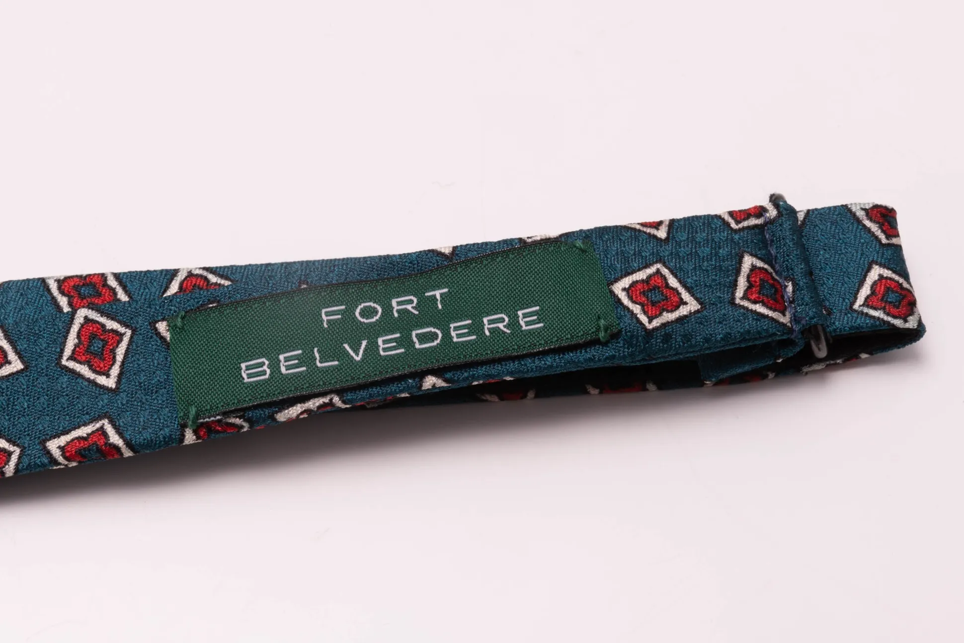 Aqua Green Jacquard Woven Bow Tie