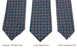 Aqua Green Jacquard Woven Tie