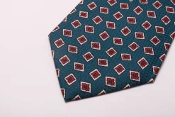 Aqua Green Jacquard Woven Tie