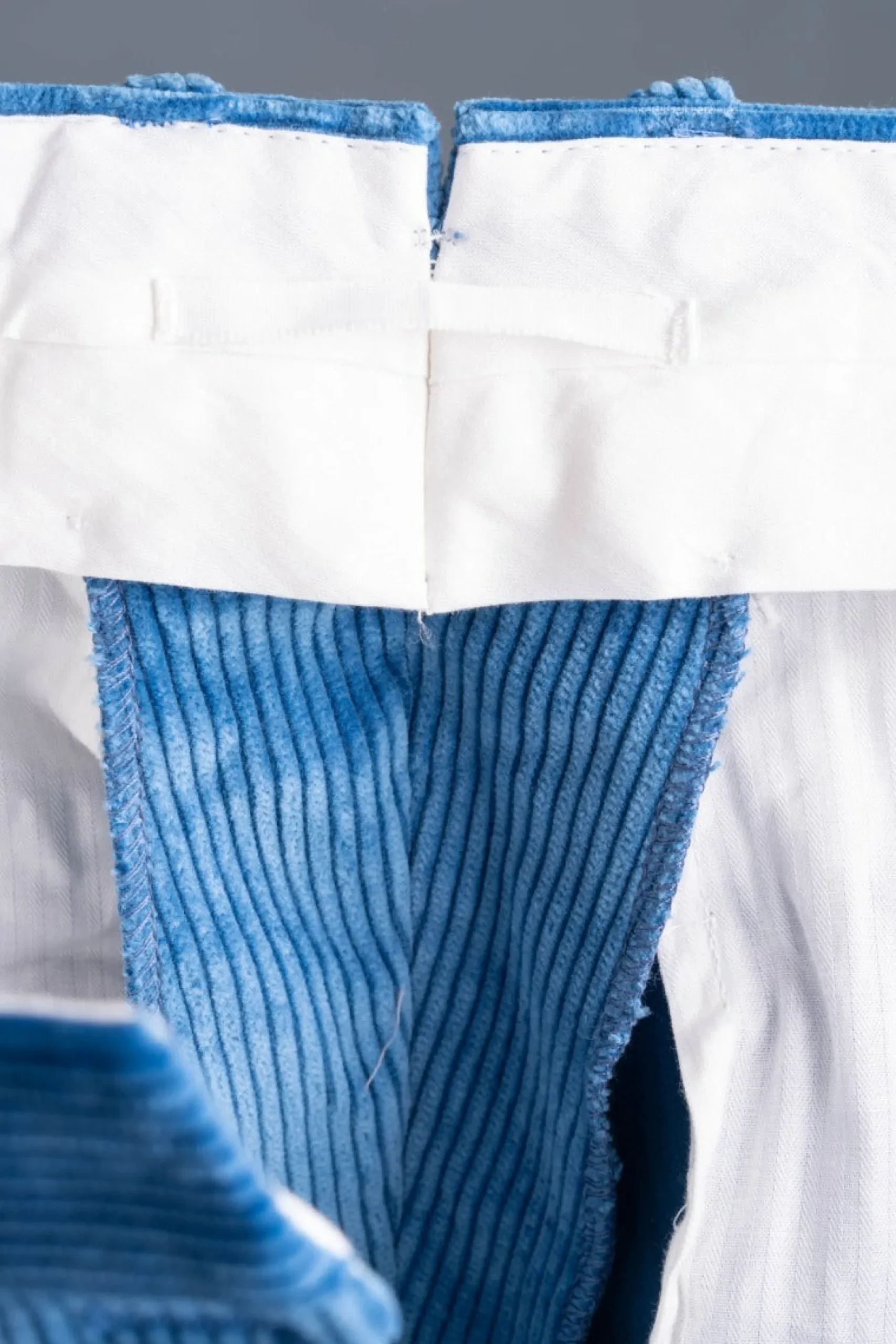 Azure Blue Stancliffe Corduroy Trousers