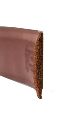 Bison Brown & Mid Brown Veg-Tan Reversible Leather Belt
