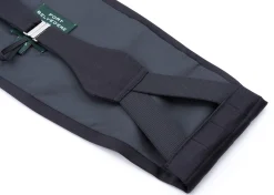 Black Barathea Silk Cummerbund