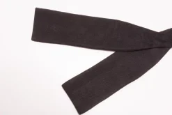 Black Batwing Silk Faille Grosgrain Bow Tie