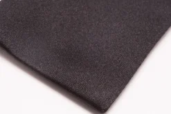 Black Batwing Silk Satin Bow Tie