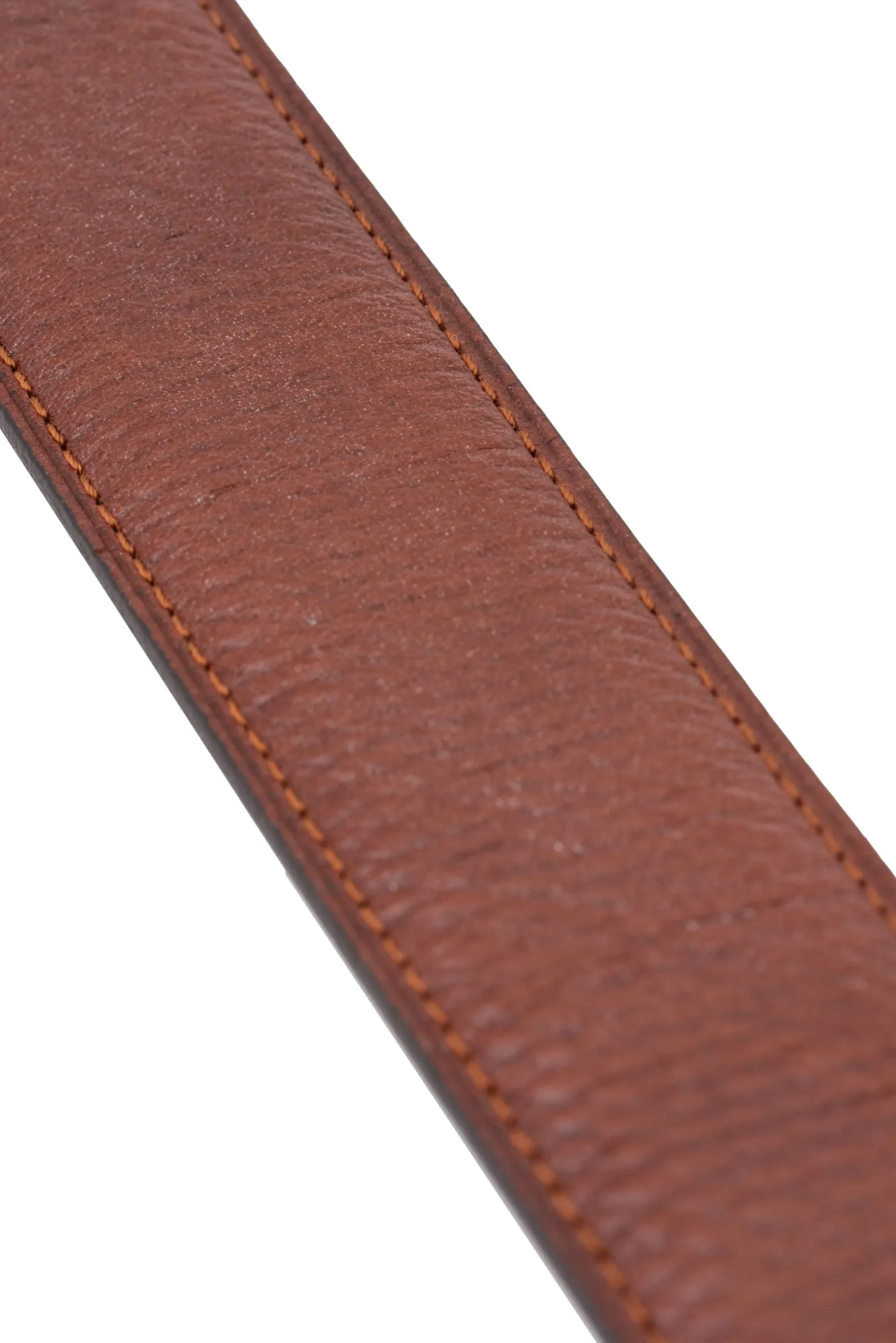 Black Boxcalf & Brown Russian Reindeer Reversible Leather Belt