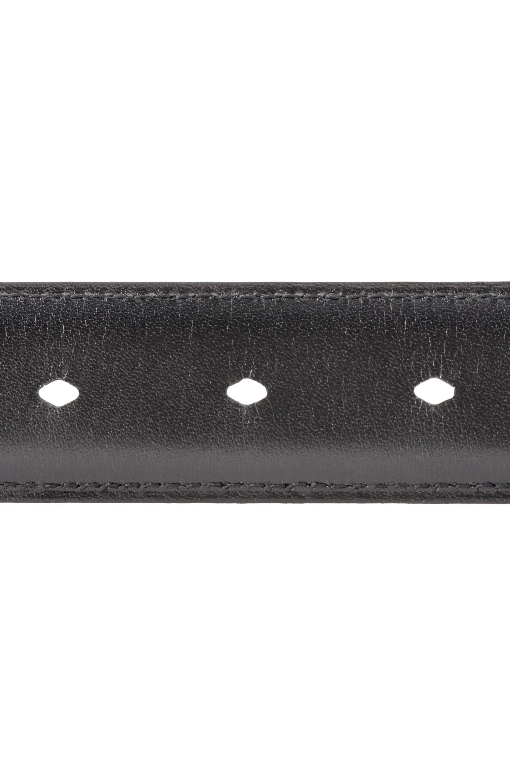 Black Boxcalf & Brown Russian Reindeer Reversible Leather Belt