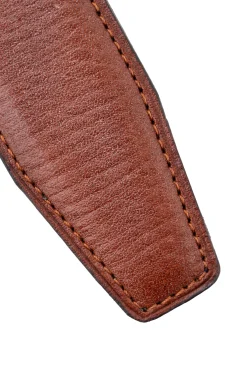 Black Boxcalf & Brown Russian Reindeer Reversible Leather Belt