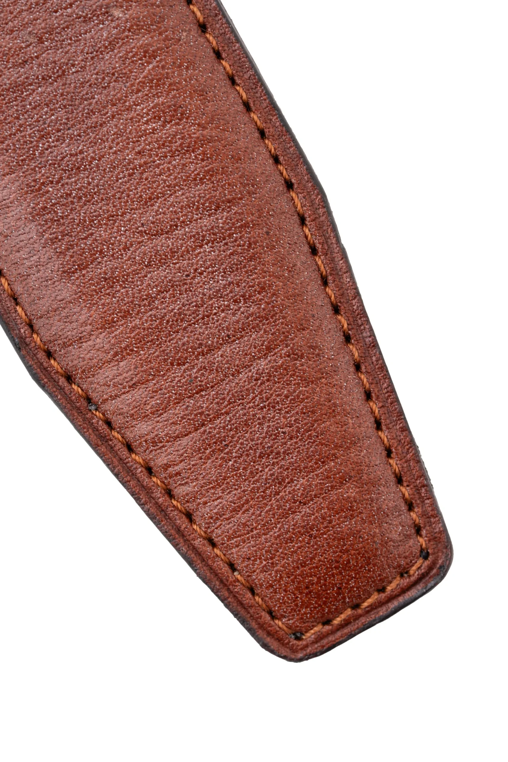 Black Boxcalf & Brown Russian Reindeer Reversible Leather Belt