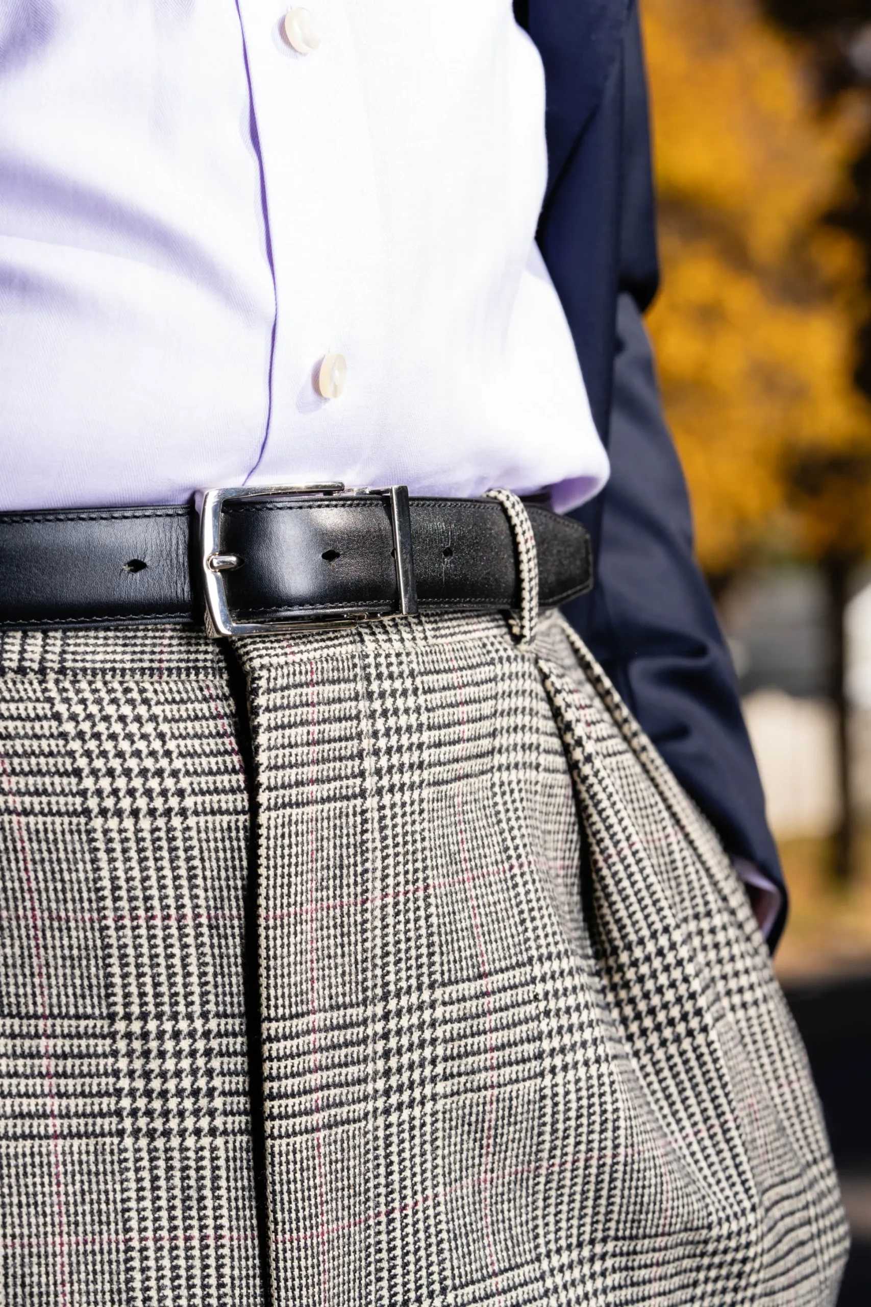 Black Boxcalf Leather Belt