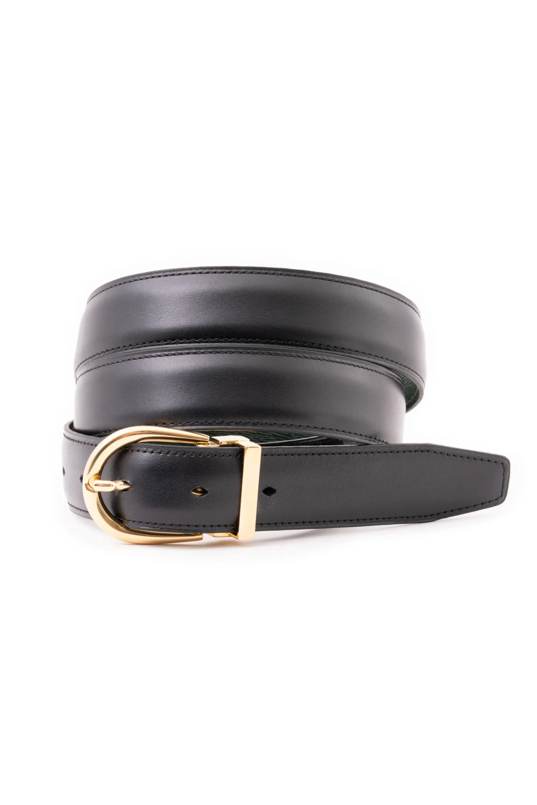Black Boxcalf Leather Belt