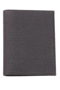 Black Full-Grain Togo Leather Passport Holder
