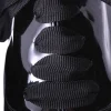 Black Grosgrain Faille Evening Shoelaces
