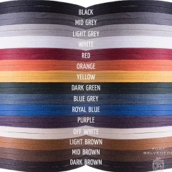 Black Round Waxed Cotton Bootlaces