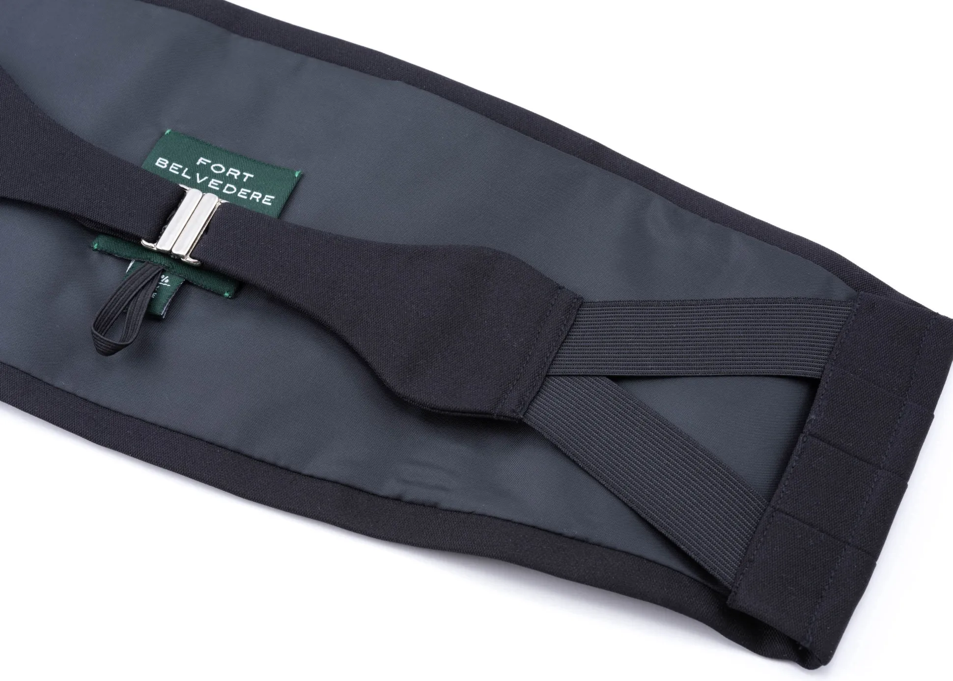 Black Satin Silk Cummerbund
