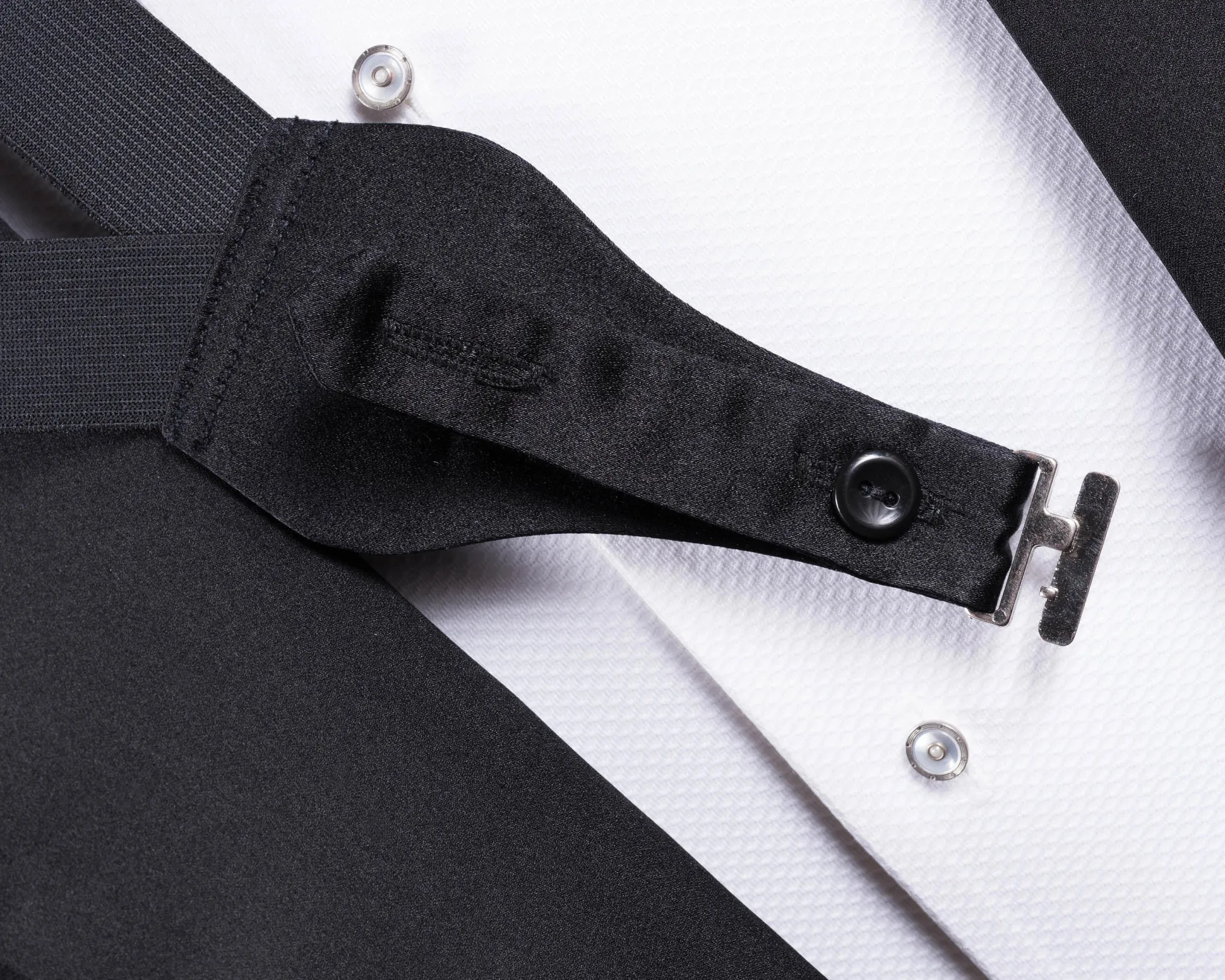 Black Satin Silk Cummerbund