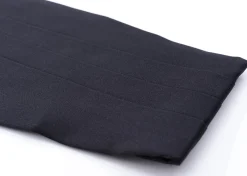 Black Satin Silk Cummerbund
