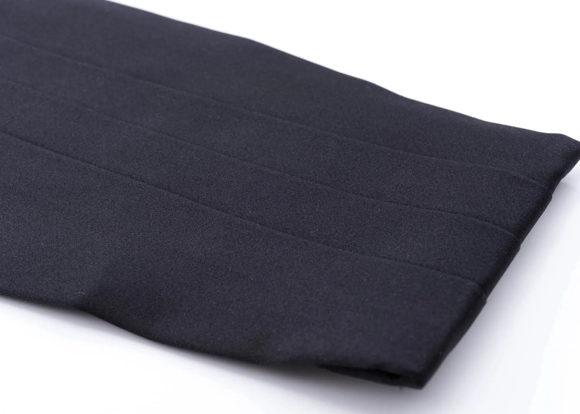 Black Satin Silk Cummerbund