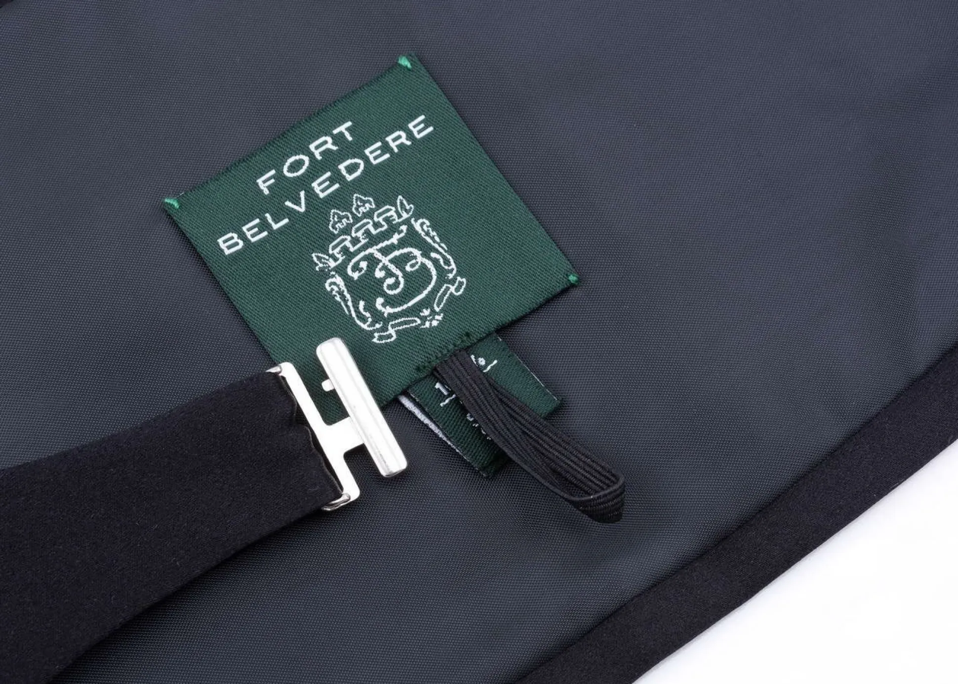 Black Satin Silk Cummerbund - Small / Medium