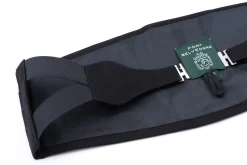 Black Silk Faille Grosgrain Cummerbund