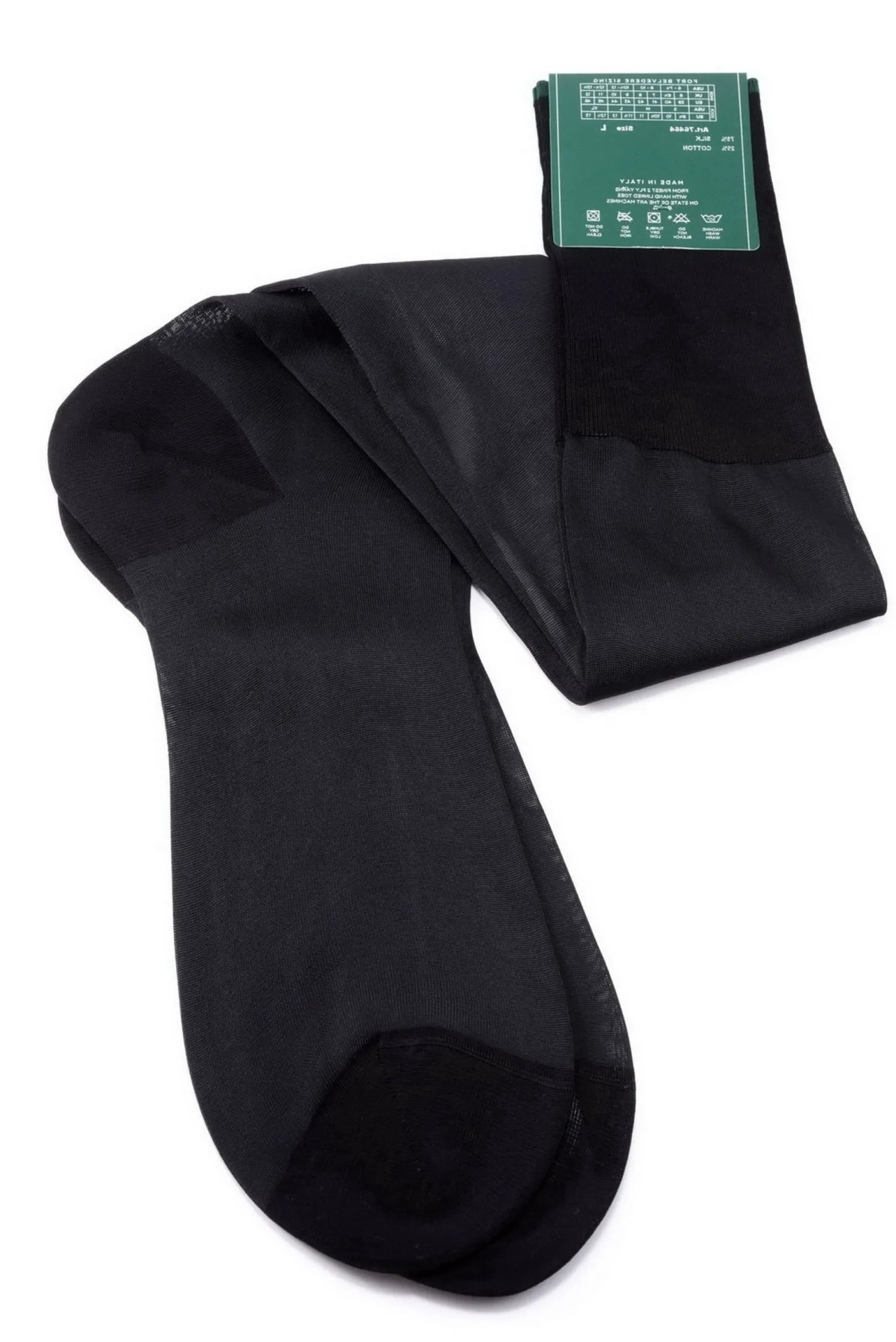 Black Silk Formal Socks - Finest Socks In The World
