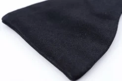 Black Single-End Butterfly Silk Satin Bow Tie