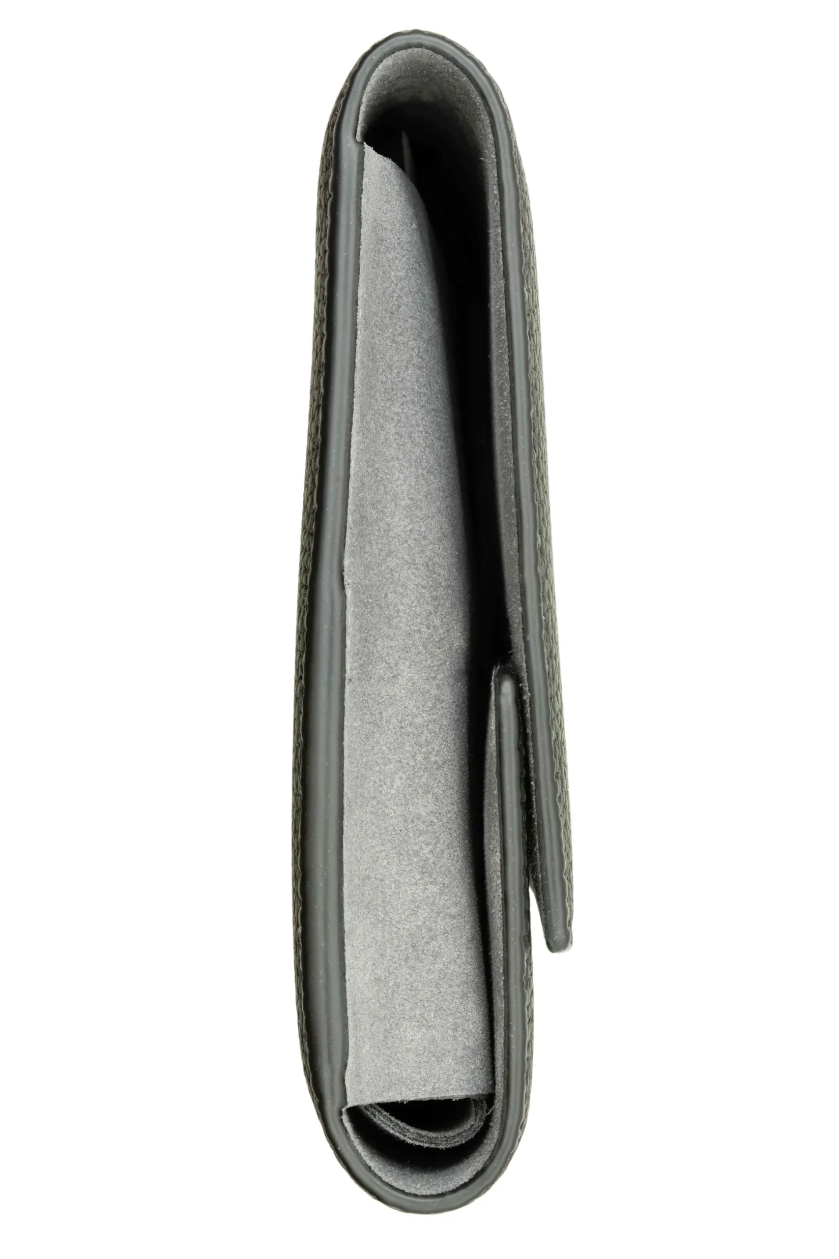 Black Togo & Gray Suede Leather Watch Case
