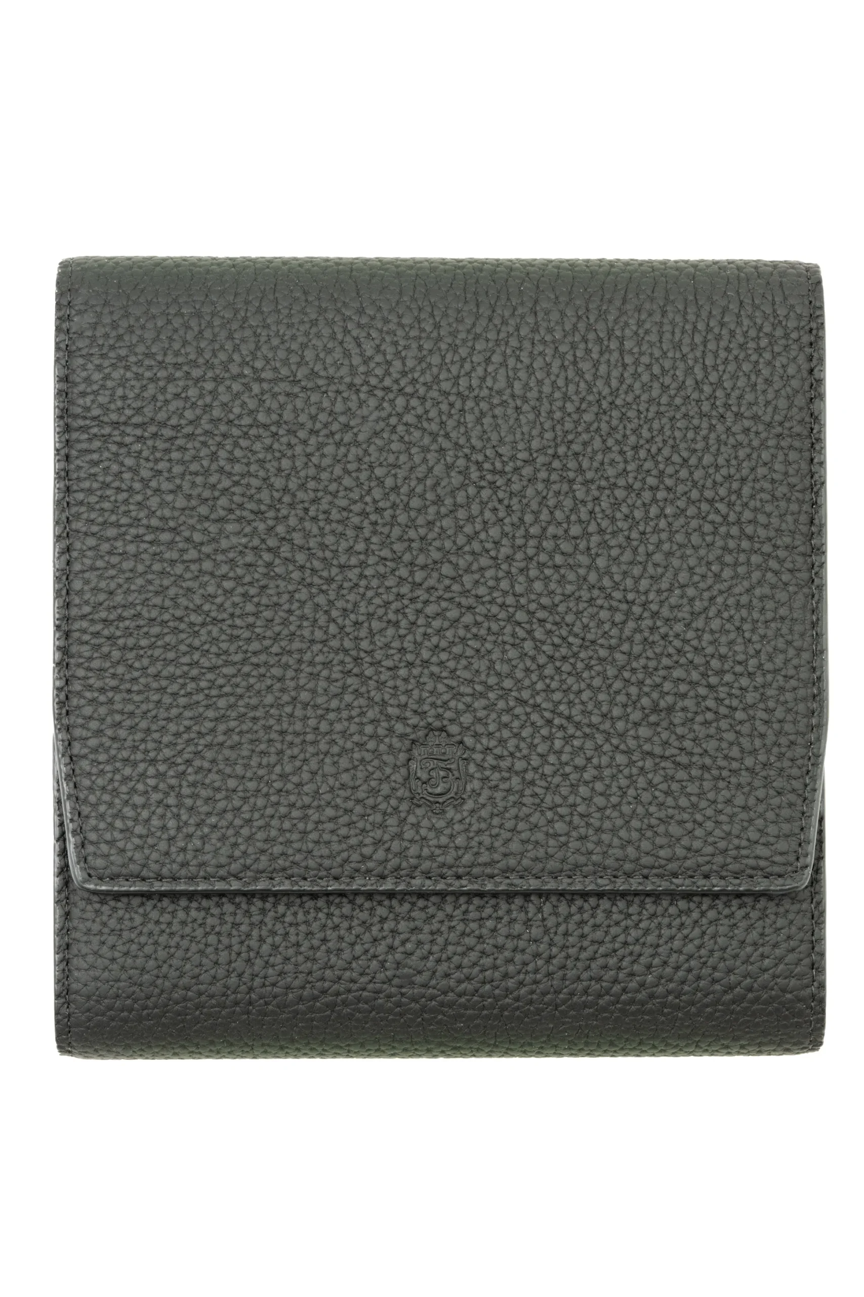 Black Togo & Gray Suede Leather Watch Case