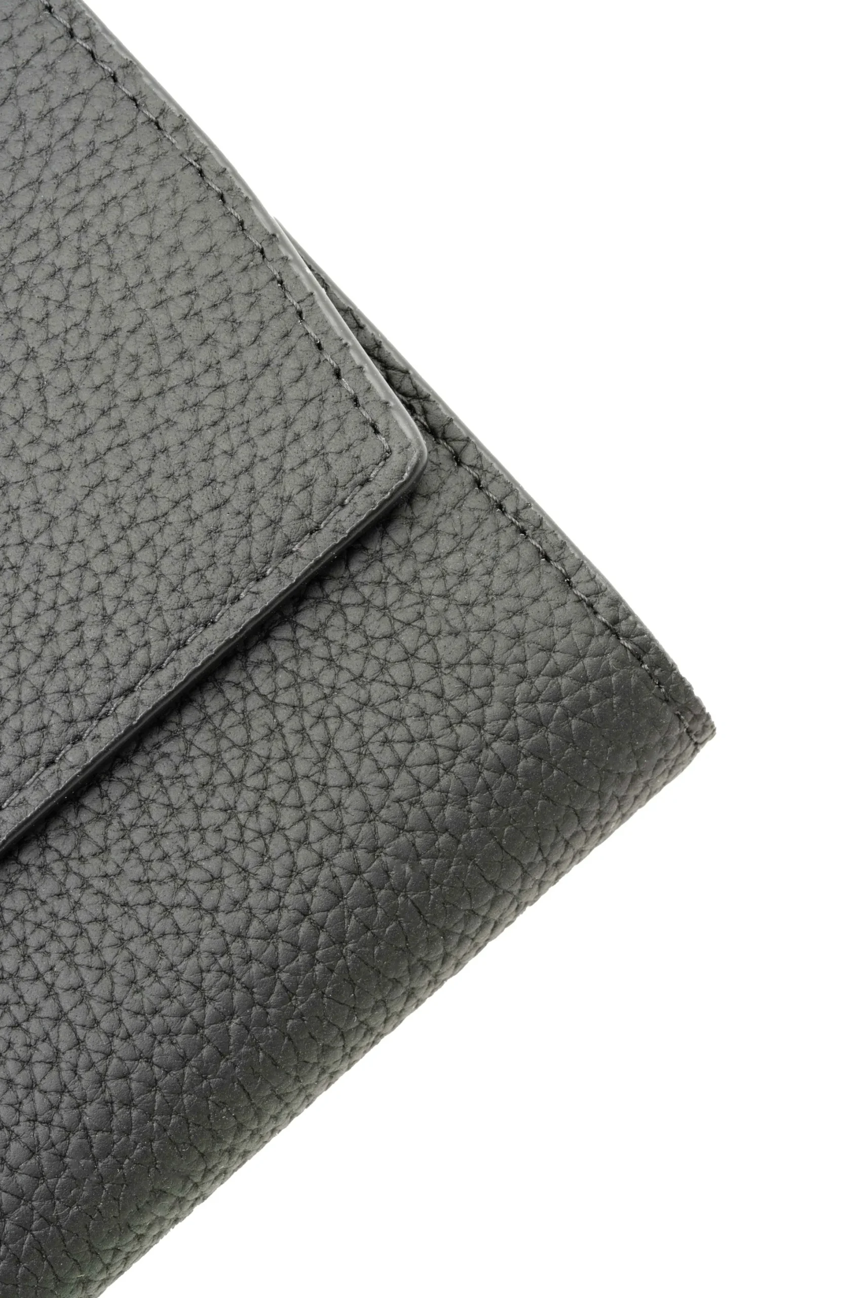 Black Togo & Gray Suede Leather Watch Case
