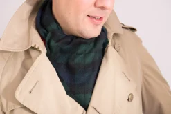 Black Watch Tartan Cashmere Scarf