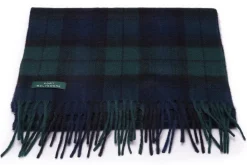 Black Watch Tartan Cashmere Scarf