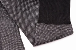 Black & White Two-Tone Formal Socks