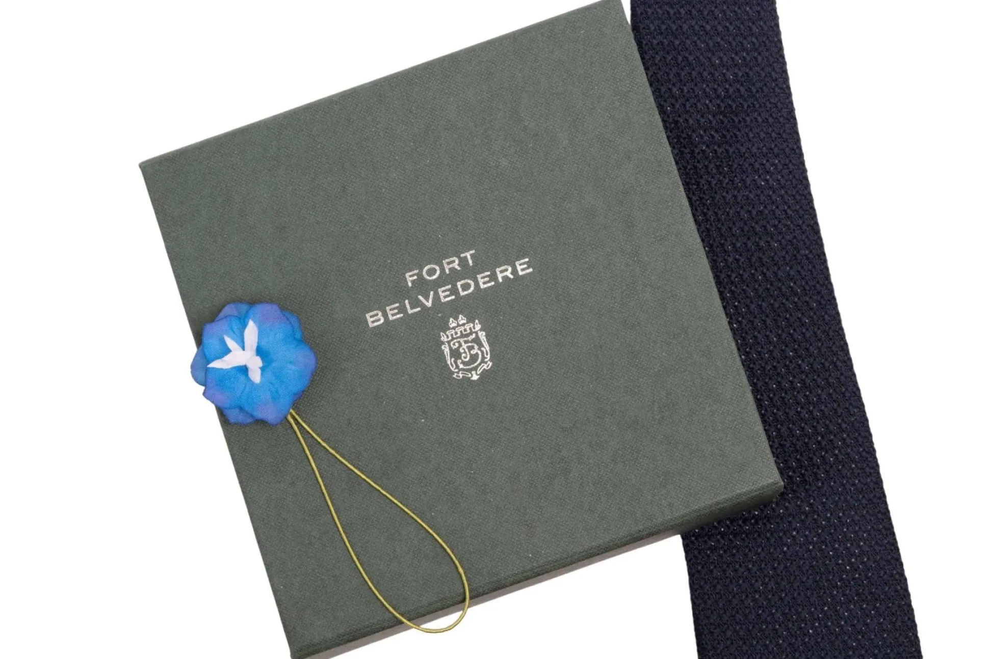 Blue Delphinium Boutonnière Flower