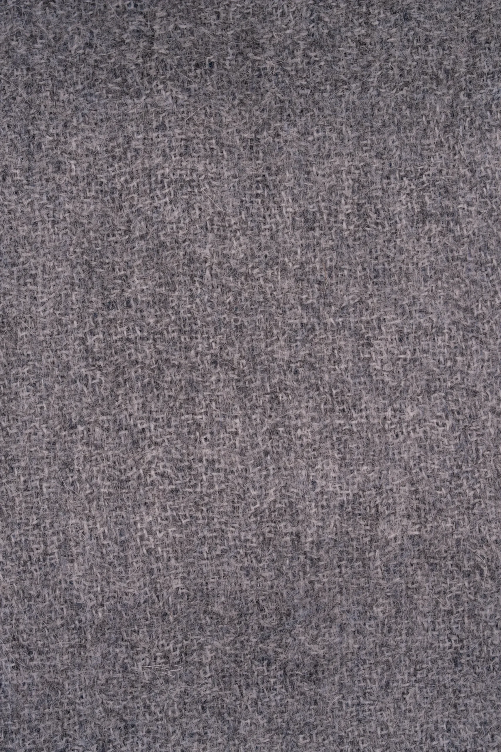 Blue & Gray Double Sided Alpaca Scarf