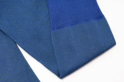 Blue & Malachite Green Two-Tone Cotton Socks
