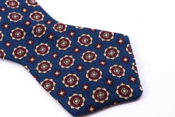 Blue Neats Madder Silk Bow Tie