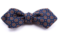 Blue Neats Madder Silk Bow Tie