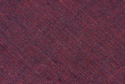 Blue X-Stitch Edge Dark Burgundy Linen Pocket Square