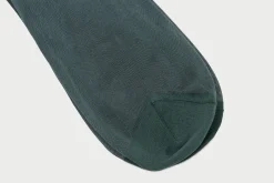 Bottle Green Silk Formal Socks