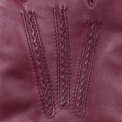 Burgundy Lamb Nappa Leather Dress Gloves