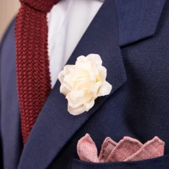 Burgundy Silk Knit Tie