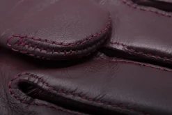 Burgundy Touchscreen Lamb Nappa Leather Dress Gloves