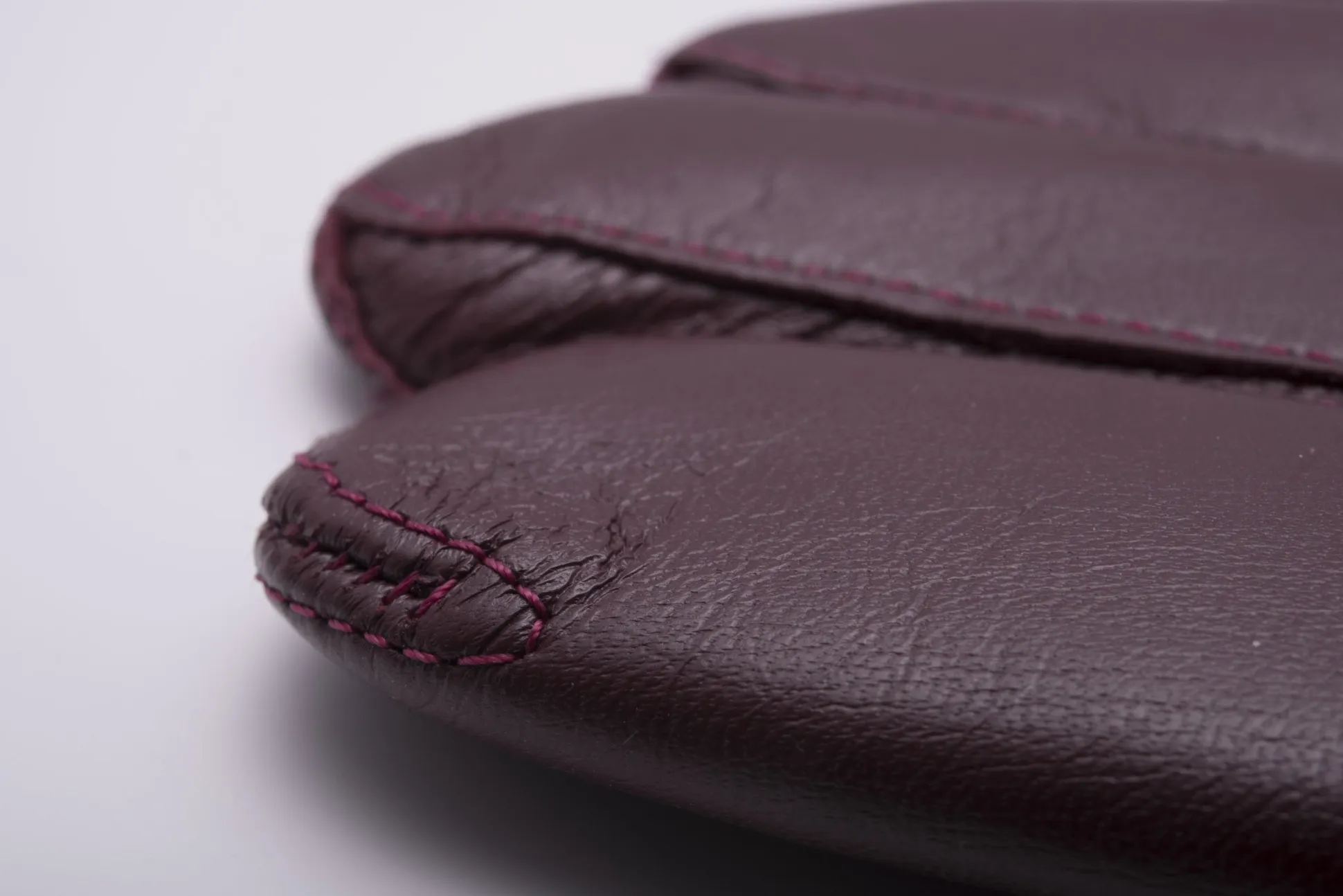 Burgundy Touchscreen Lamb Nappa Leather Dress Gloves