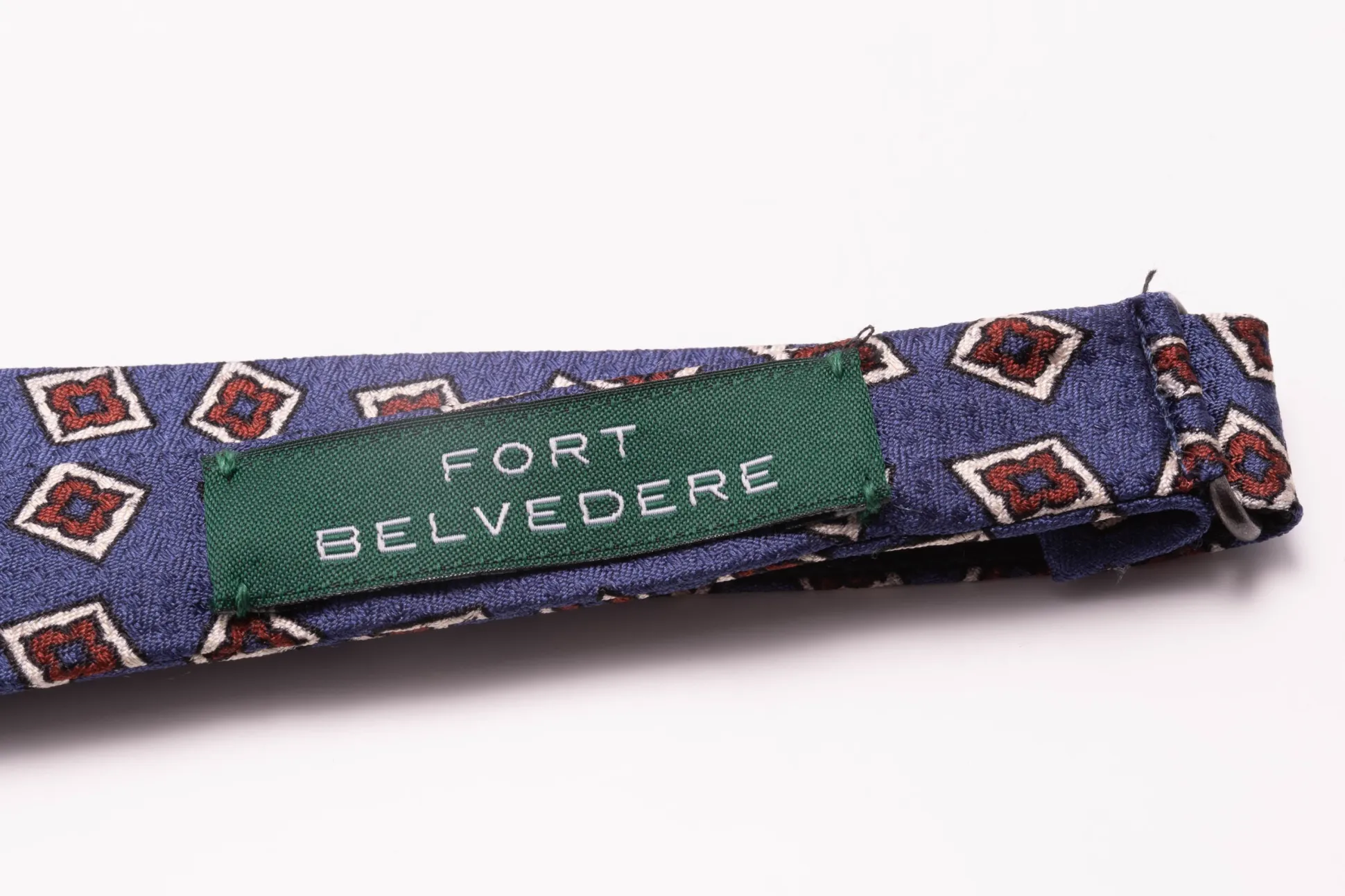 Butcher Blue Jacquard Woven Bow Tie