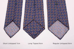 Butcher Blue Jacquard Woven Tie