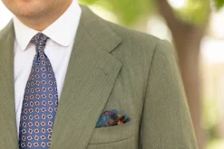 Butcher Blue Jacquard Woven Tie