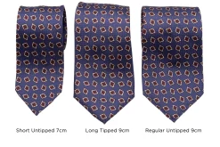Butcher Blue Jacquard Woven Tie