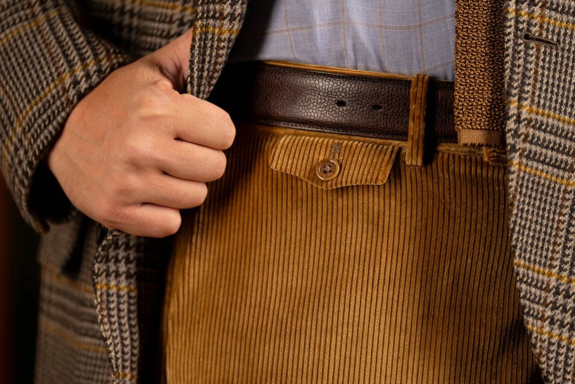 Camel Stancliffe Corduroy Trousers