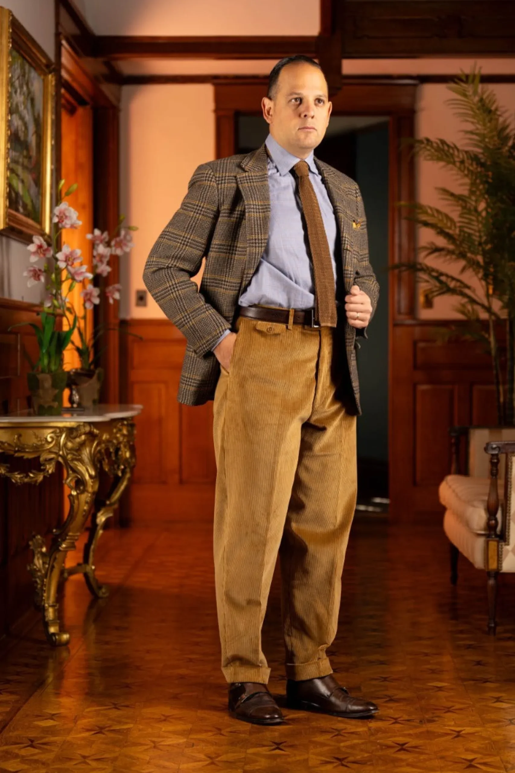 Camel Stancliffe Corduroy Trousers
